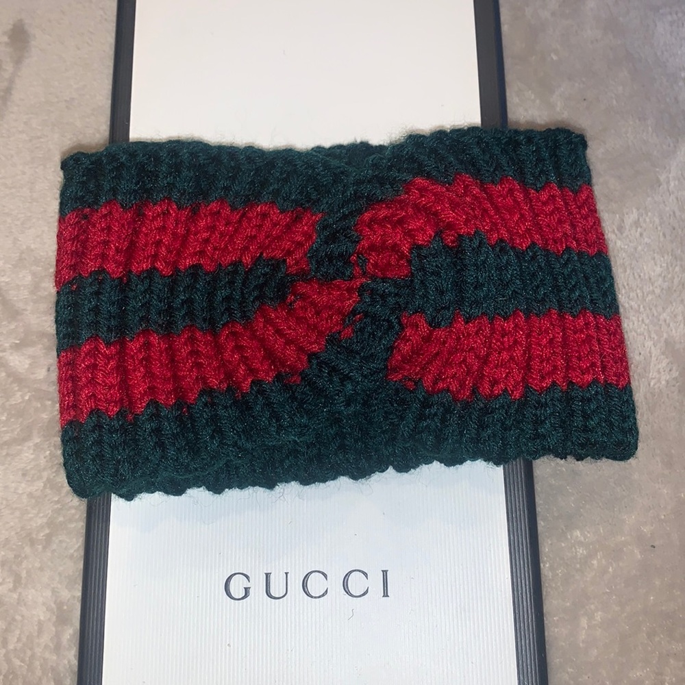 Gucci wool knot headband